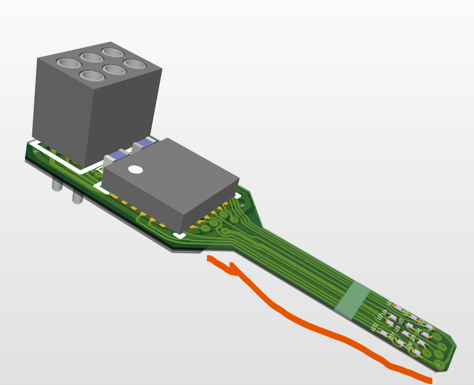 Rigid-flex layout